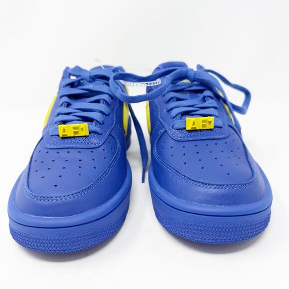 Nike Air Force 1 x AMBUSH Low Sneakers Women’s 6.5 Blue Yellow - Picture 2 of 8
